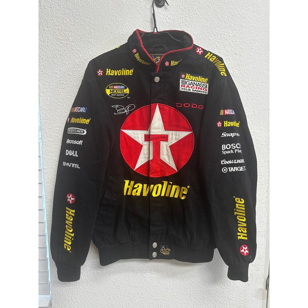 chase authentic havoline nextel cup series nascar jacket small